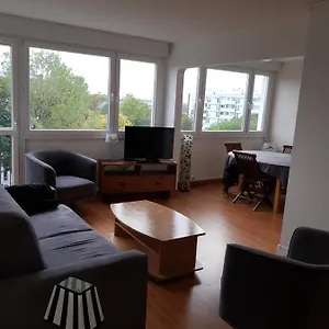 Apart L Oree Du Bois- Ambiance Cosy - Vue Panoramique Sur Verdure, Spacieux Et Calme 76m2 - 2ch - 3 Lits - Parking -prox Métro Appartement Lille